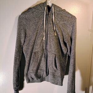 SO Girls Gray Zip-Up Sweater